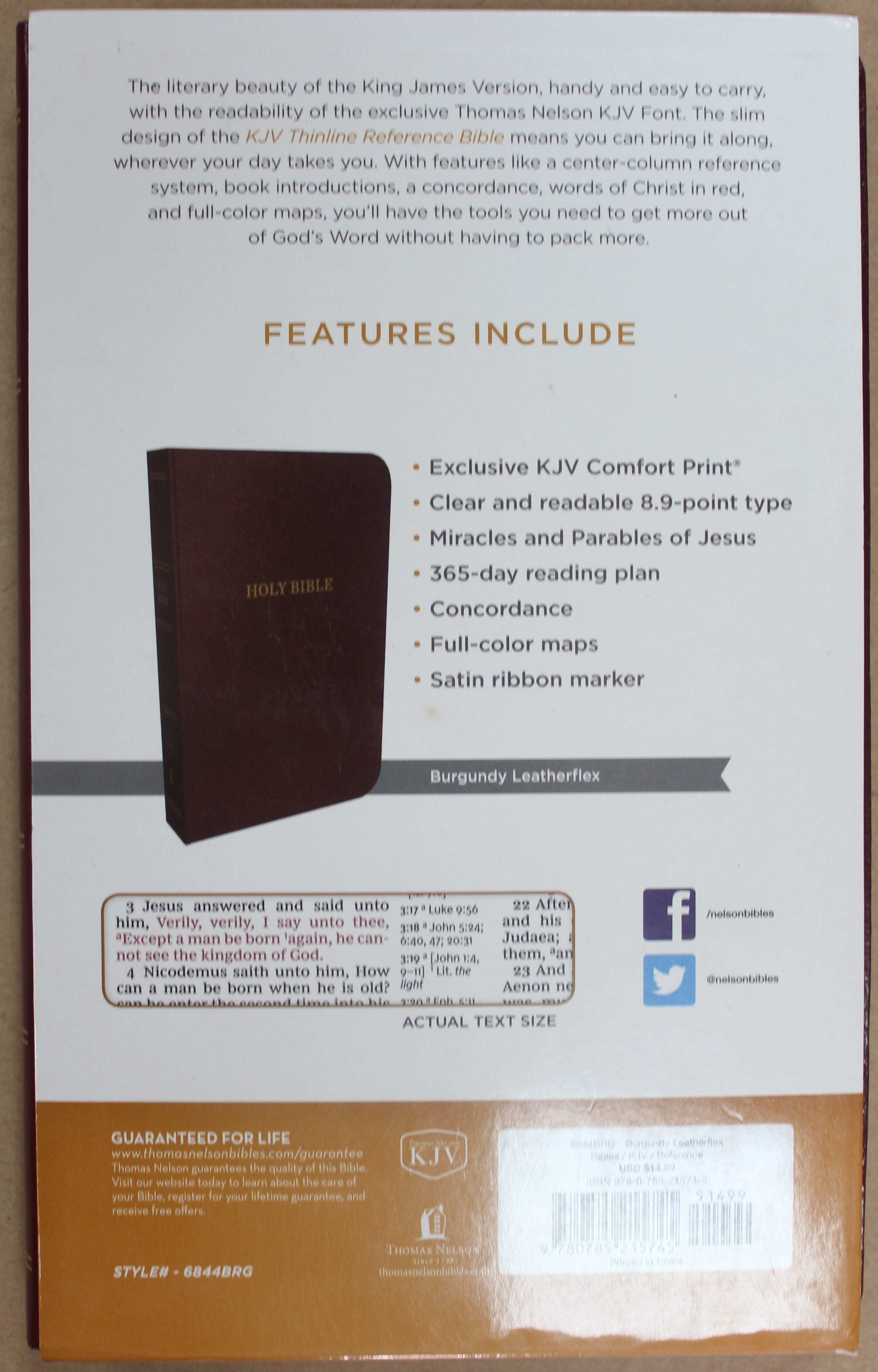 KJV Reference Bible (Thomas Nelson) | Bible Society of Ghana